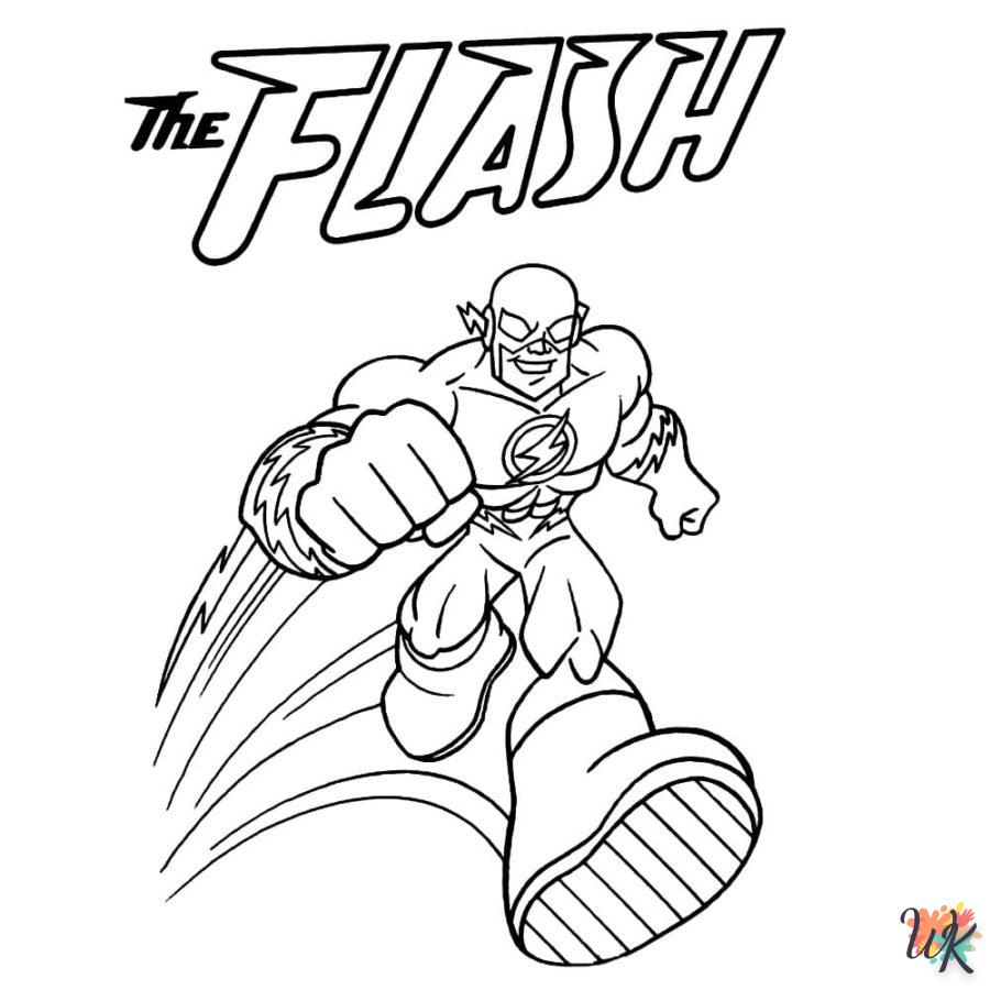 Dibujos para Colorear The Flash 50
