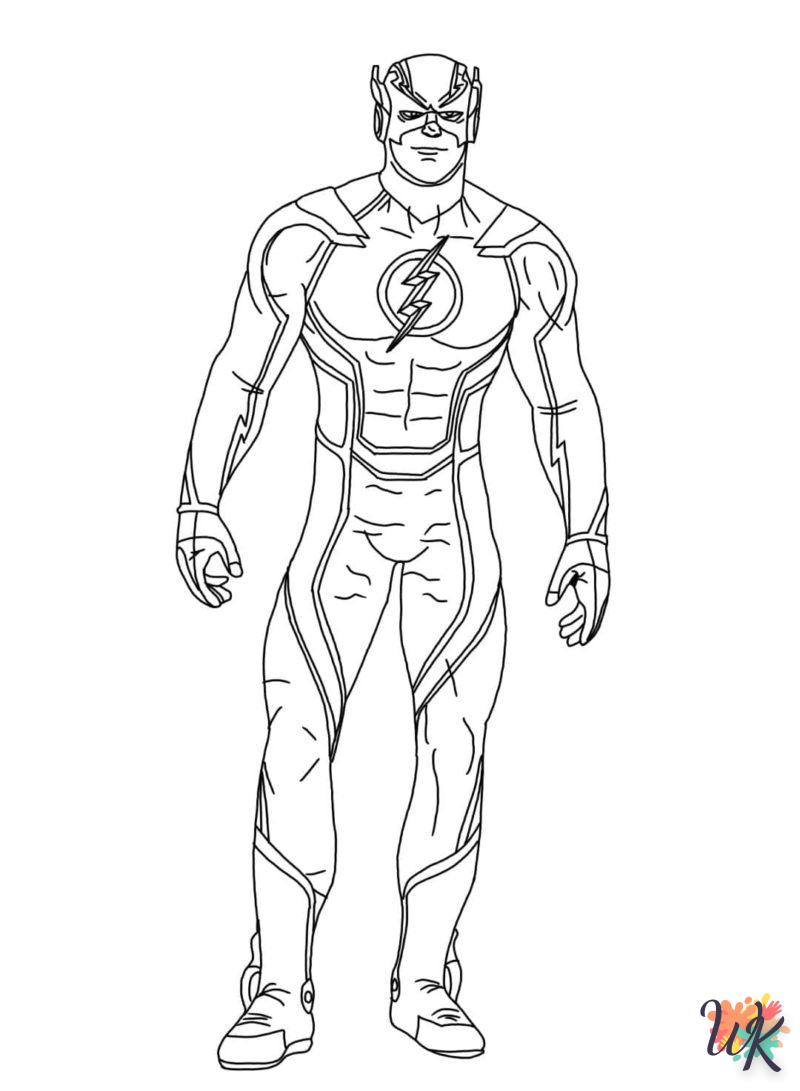 Dibujos para Colorear The Flash 52