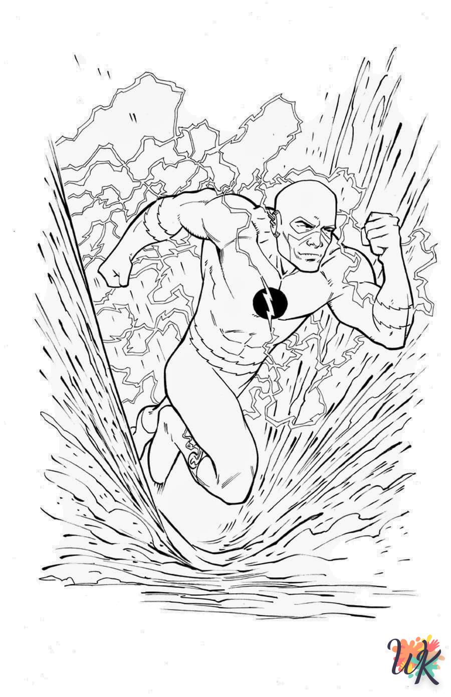 Dibujos para Colorear The Flash 79
