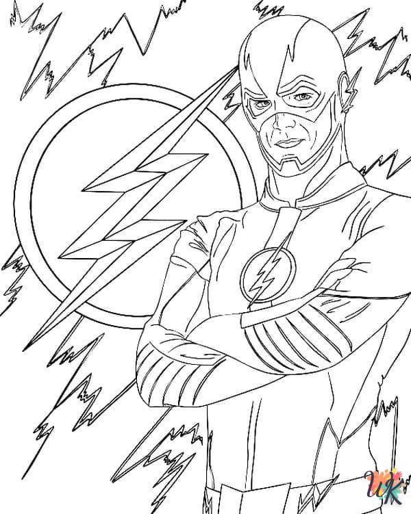 Dibujos para Colorear The Flash 85
