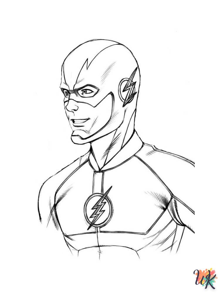 Dibujos para Colorear The Flash 89