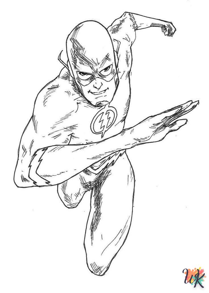 Dibujos para Colorear The Flash 9