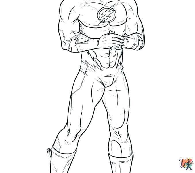 Dibujos para Colorear The Flash 91
