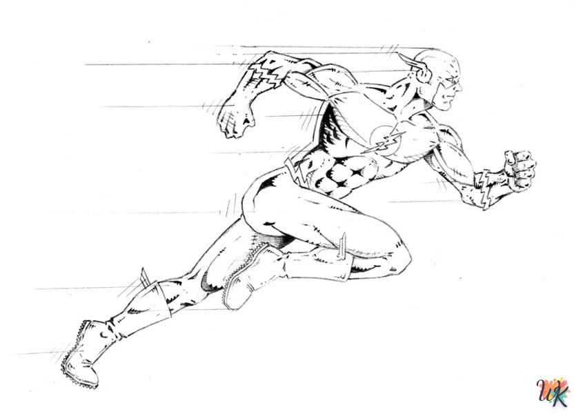 Dibujos para Colorear The Flash 95