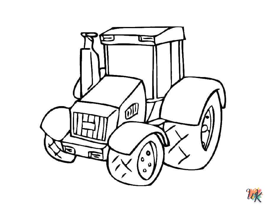 Dibujos para Colorear Tractores 1