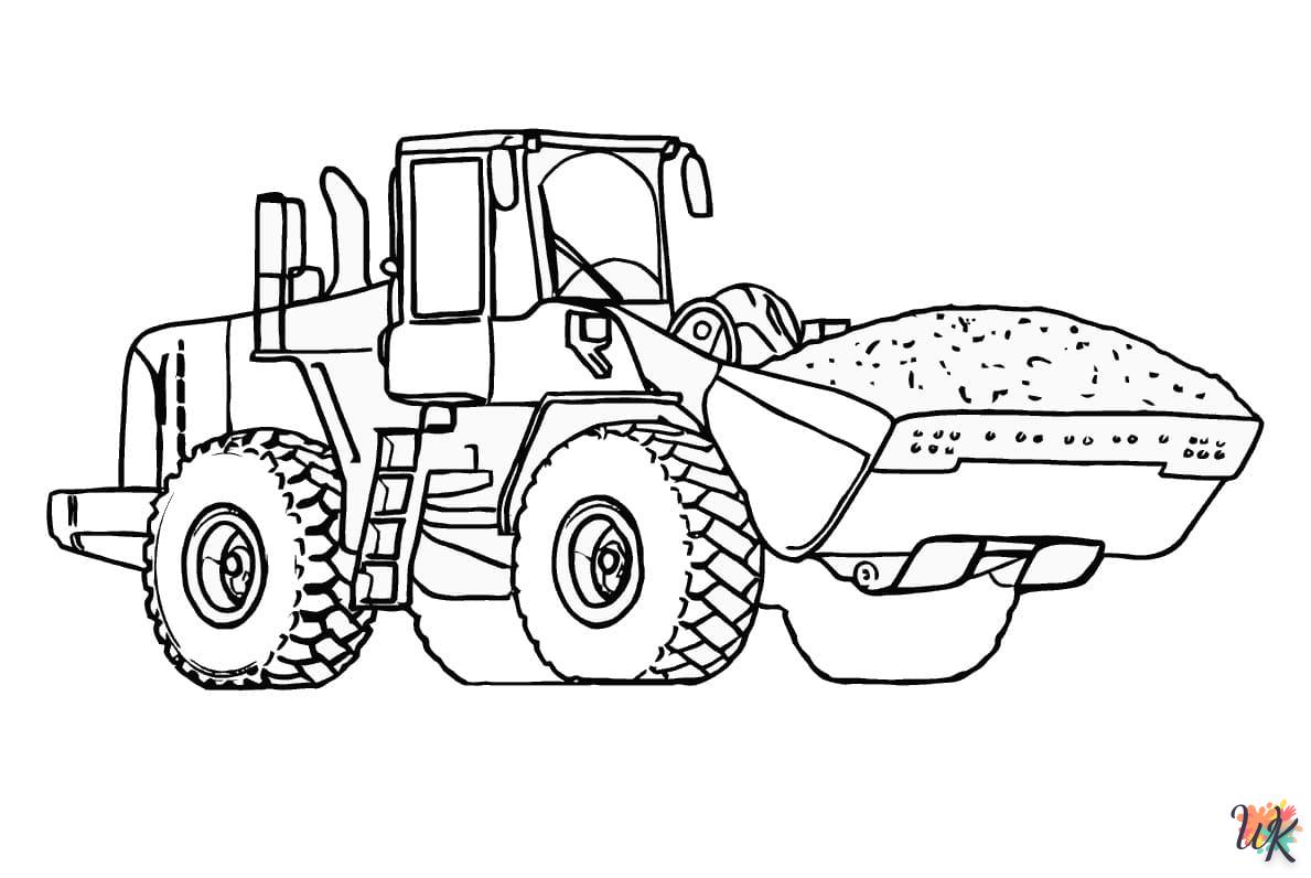 Dibujos para Colorear Tractores 21