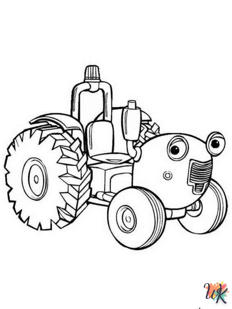 Dibujos para Colorear Tractores 29