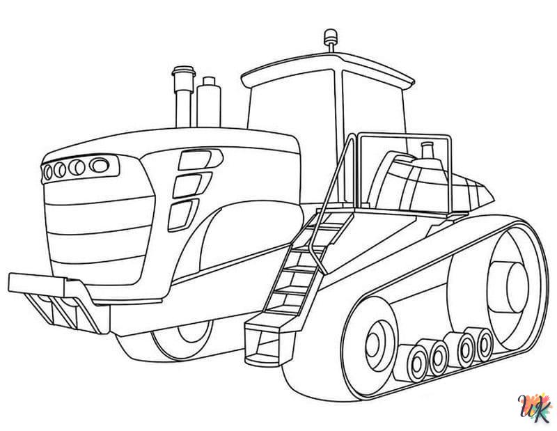 Dibujos para Colorear Tractores 45