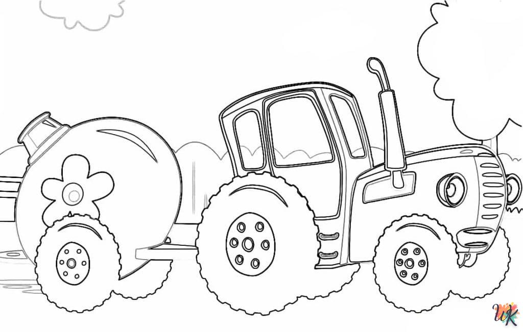 Dibujos para Colorear Tractores 47