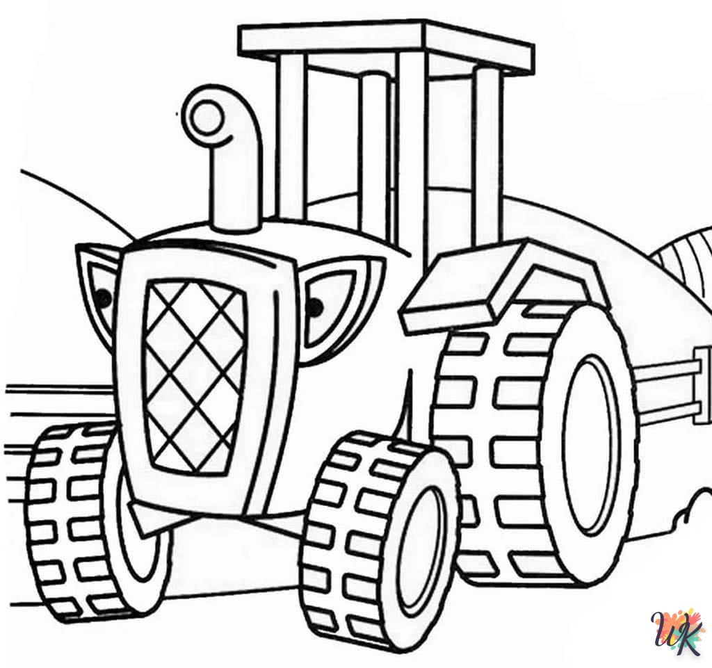 Dibujos para Colorear Tractores 49