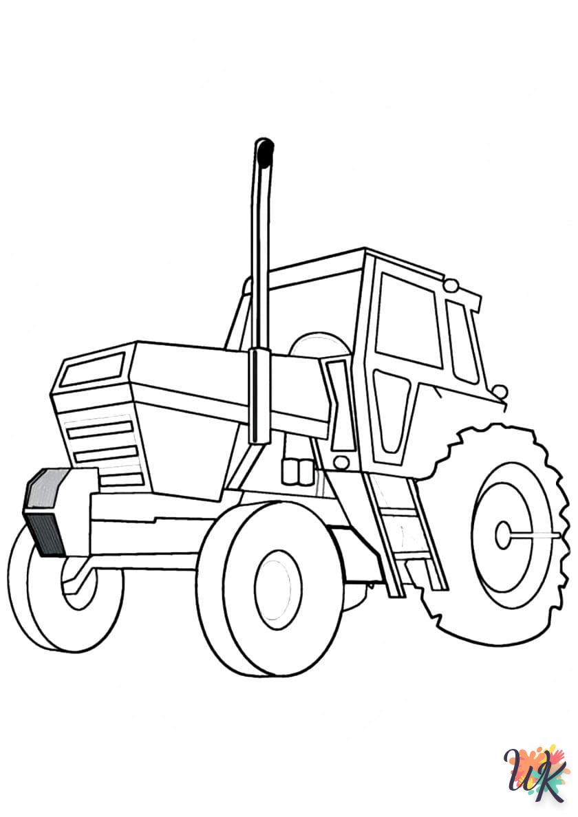 Dibujos para Colorear Tractores 5