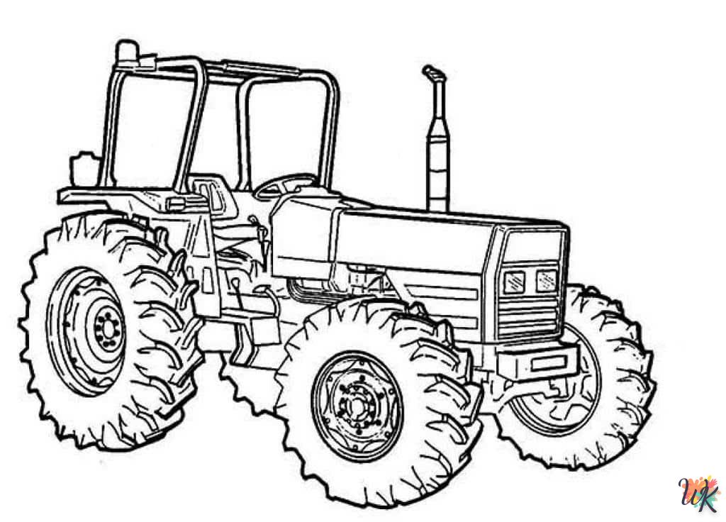 Dibujos para Colorear Tractores 50