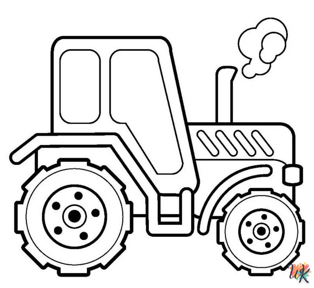 Dibujos para Colorear Tractores 51