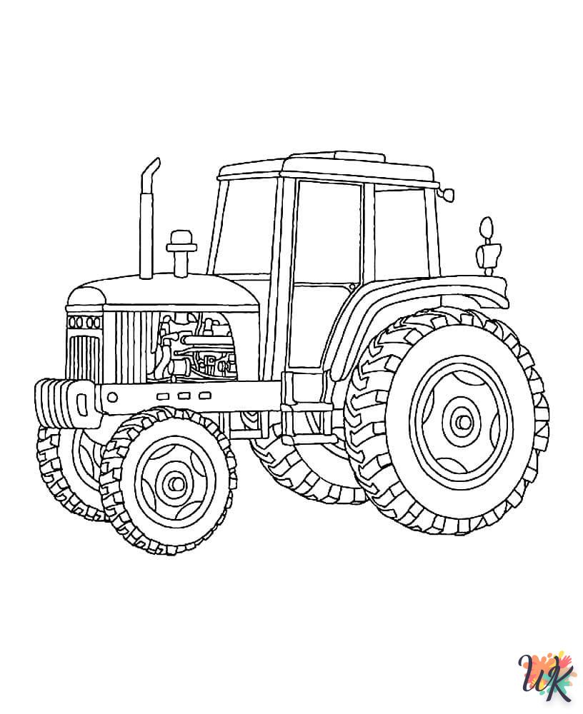 Dibujos para Colorear Tractores 54