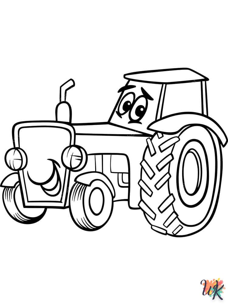 Dibujos para Colorear Tractores 55