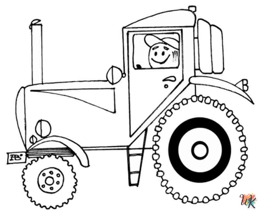Dibujos para Colorear Tractores 59