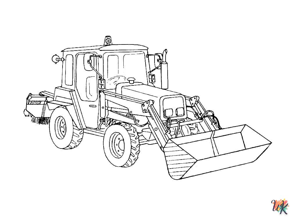 Dibujos para Colorear Tractores 60