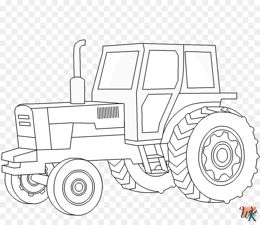Dibujos para Colorear Tractores 63