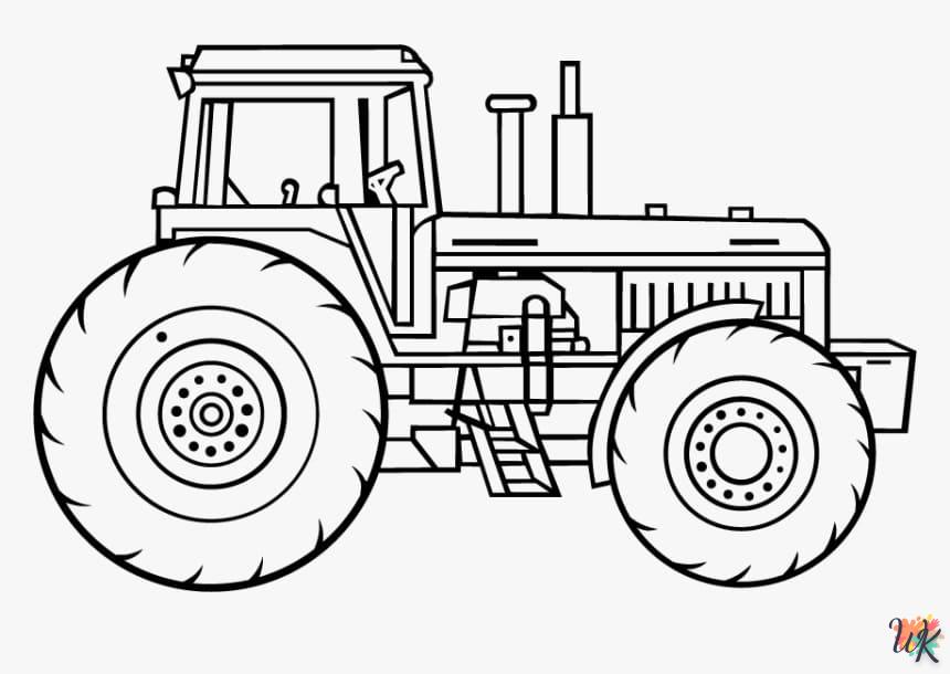 Dibujos para Colorear Tractores 67