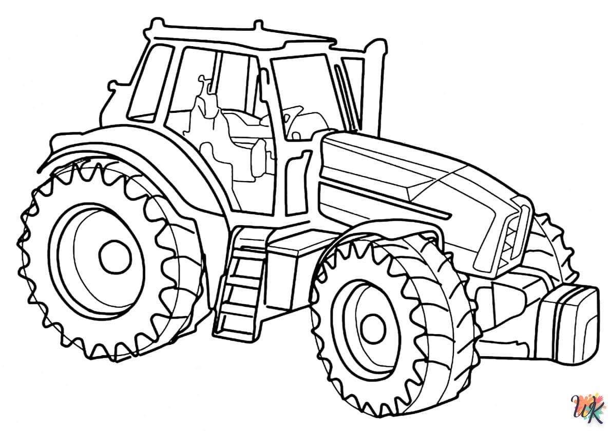 Dibujos para Colorear Tractores 68
