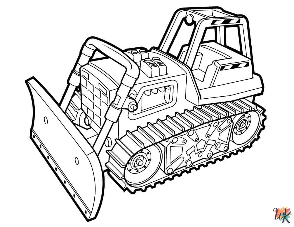Dibujos para Colorear Tractores 70