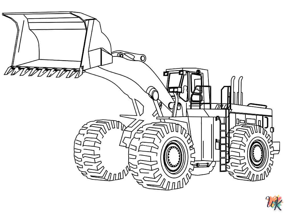 Dibujos para Colorear Tractores 77