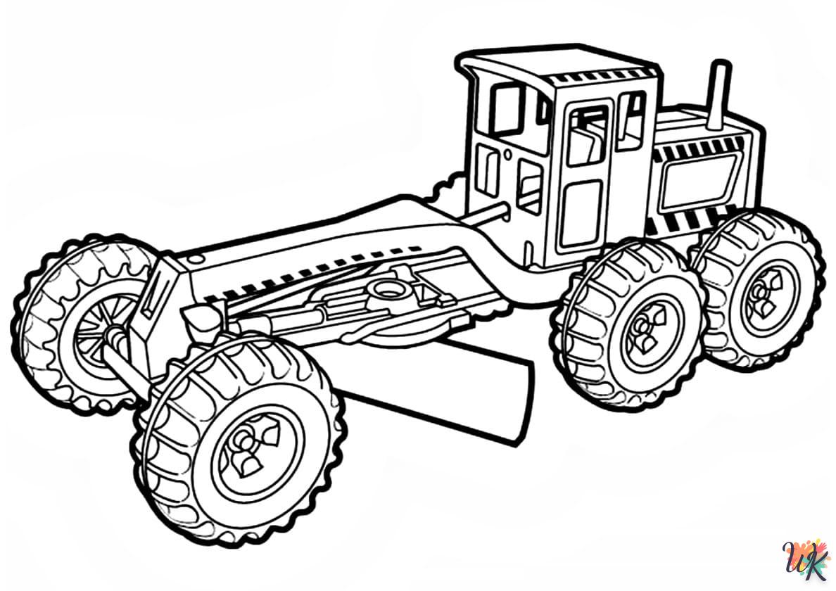 Dibujos para Colorear Tractores 78