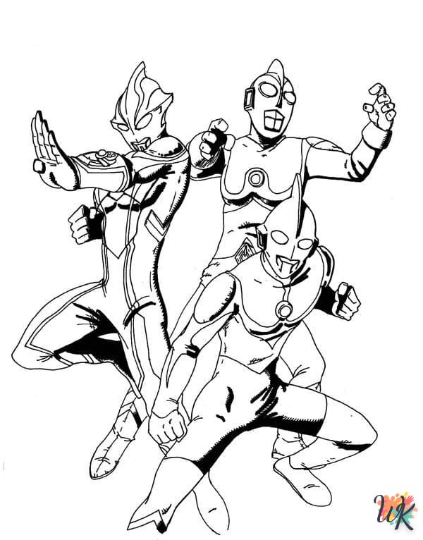 Dibujos para Colorear Ultraman 11