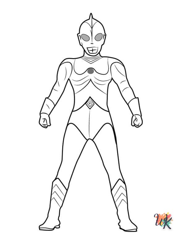 Dibujos para Colorear Ultraman 18