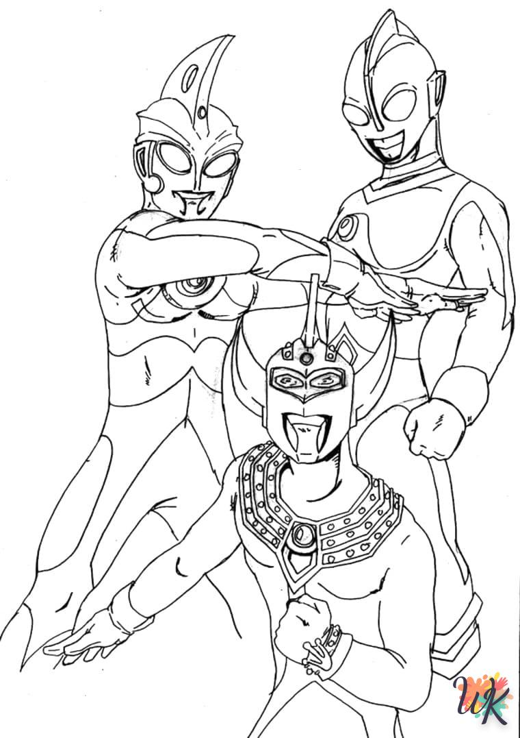 Dibujos para Colorear Ultraman 2
