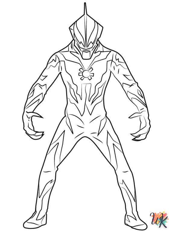 Dibujos para Colorear Ultraman 21