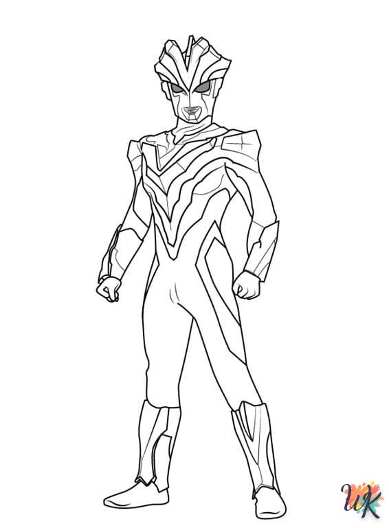 Dibujos para Colorear Ultraman 43