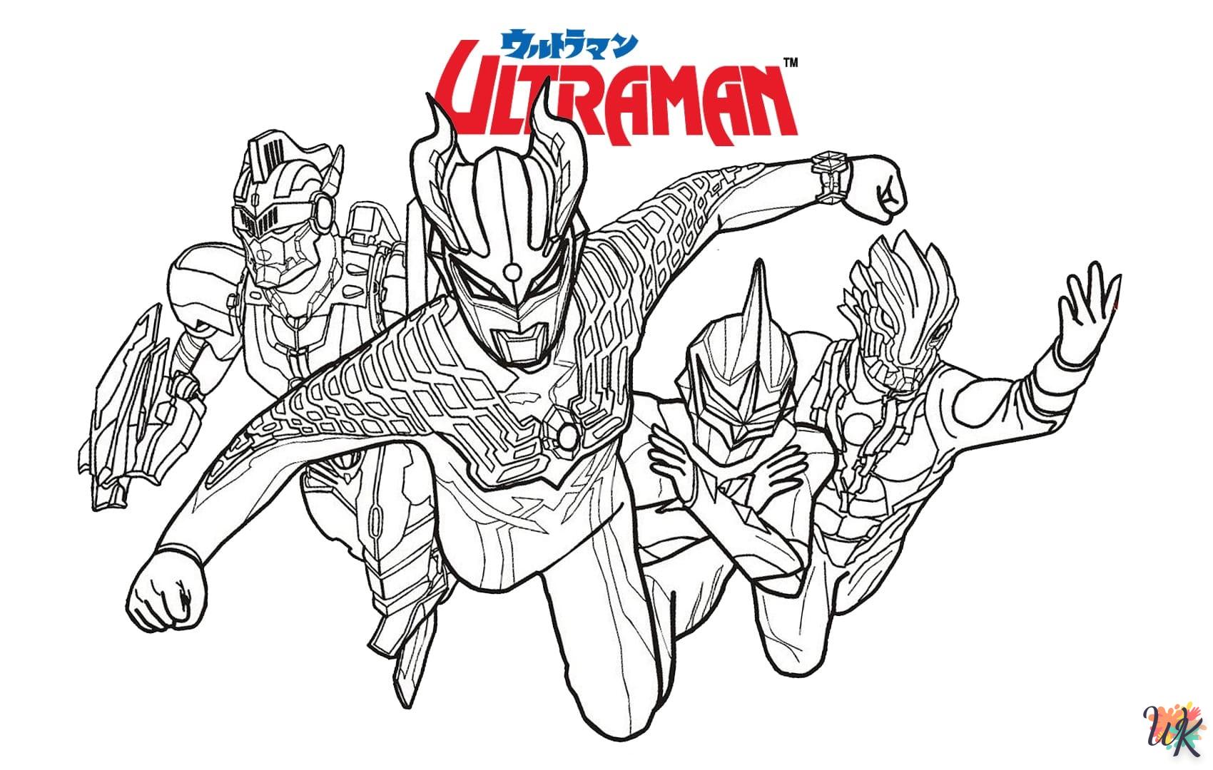 Dibujos para Colorear Ultraman 49