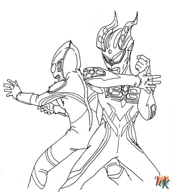 Dibujos para Colorear Ultraman 51