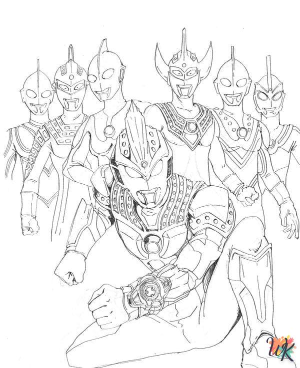 Dibujos para Colorear Ultraman 53