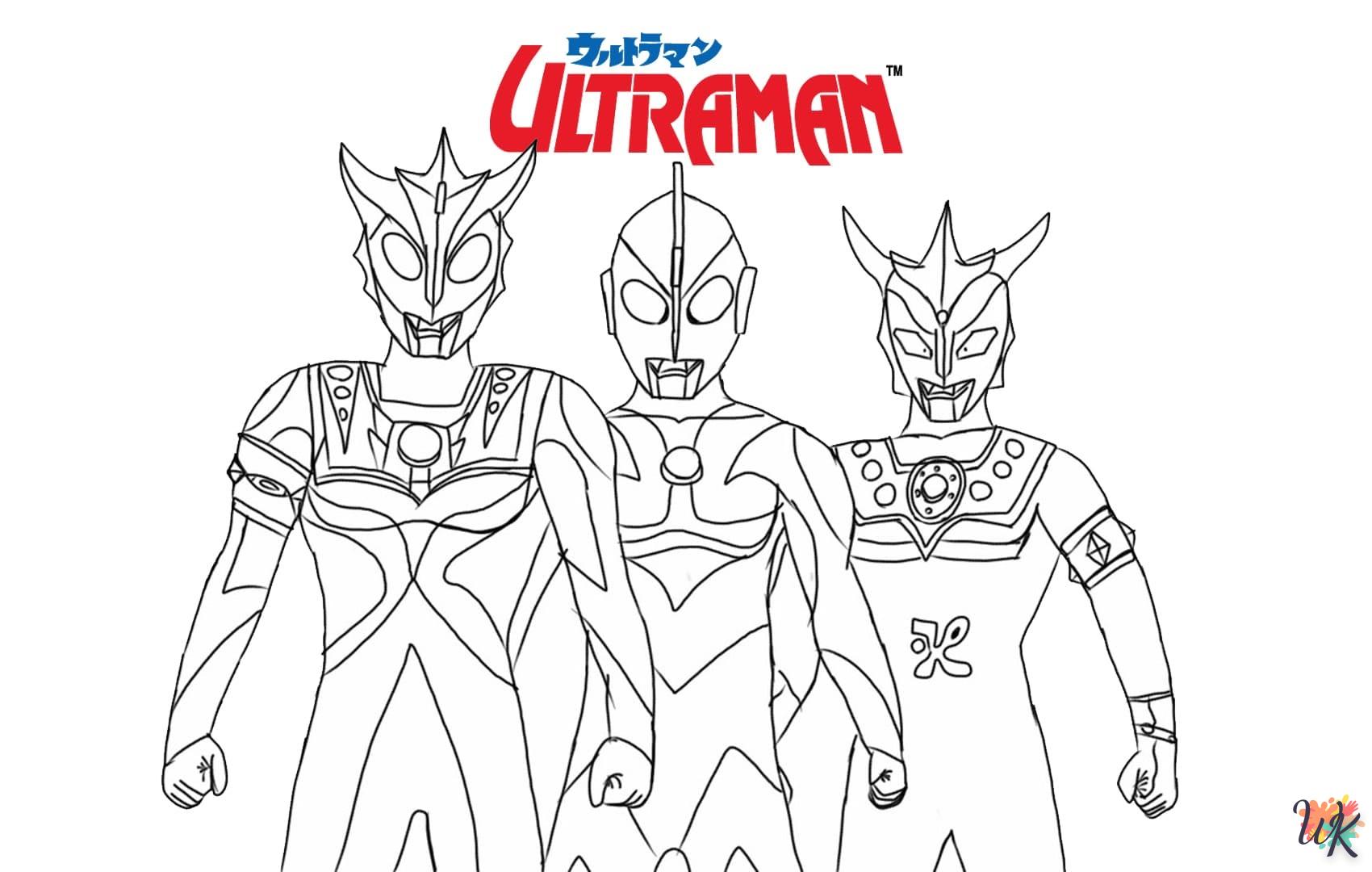 Dibujos para Colorear Ultraman 56