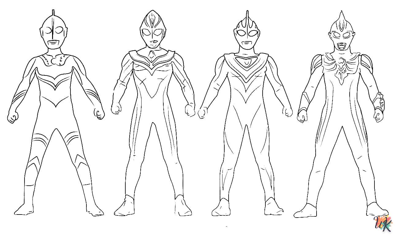 Dibujos para Colorear Ultraman 66