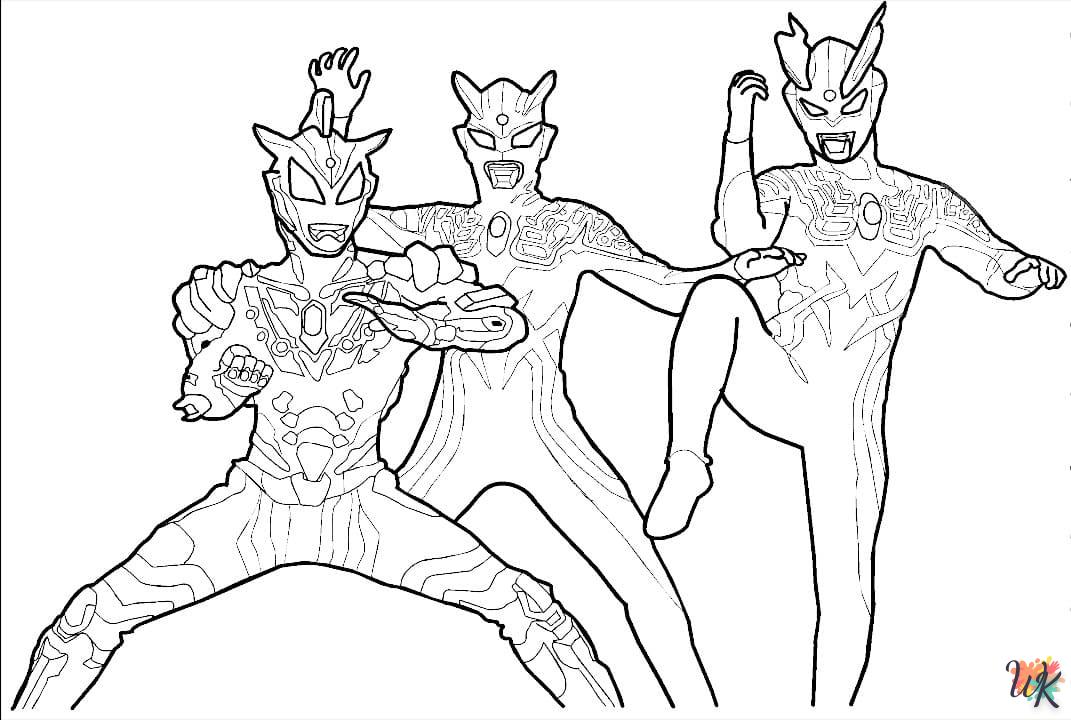 Dibujos para Colorear Ultraman 7