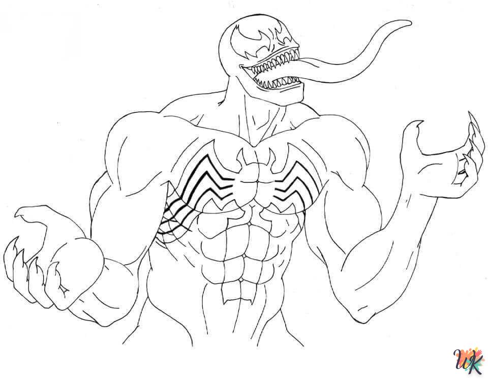 Dibujos para Colorear Venom 25