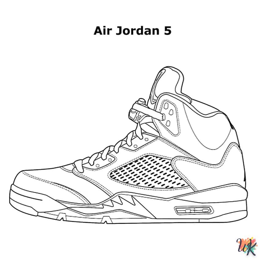 Dibujos para Colorear Zapatos Jordan 1