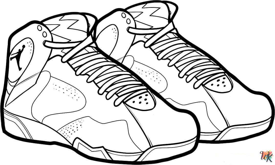 Dibujos para Colorear Zapatos Jordan 10
