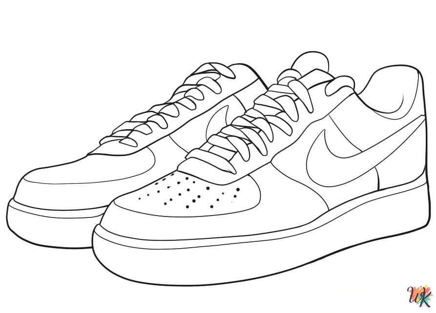 Dibujos para Colorear Zapatos Jordan 2