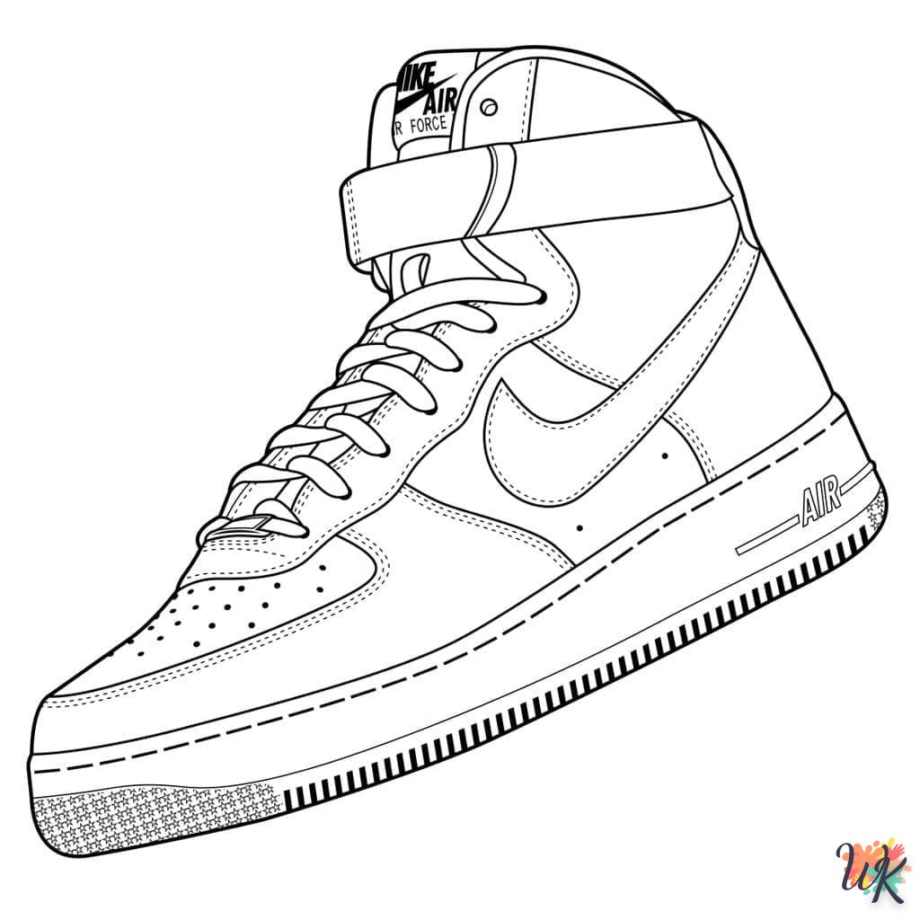 Dibujos para Colorear Zapatos Jordan 23