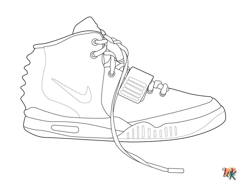 Dibujos para Colorear Zapatos Jordan 24