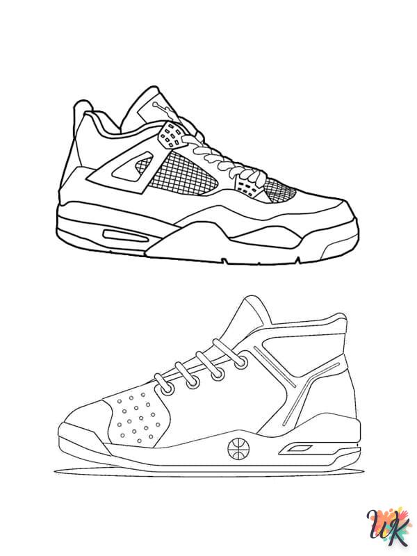 Dibujos para Colorear Zapatos Jordan 25