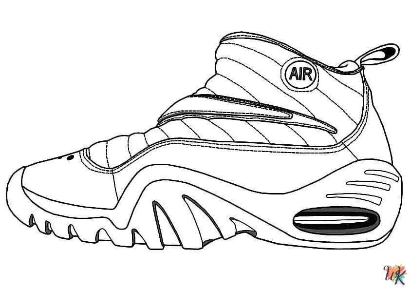 Dibujos para Colorear Zapatos Jordan 3