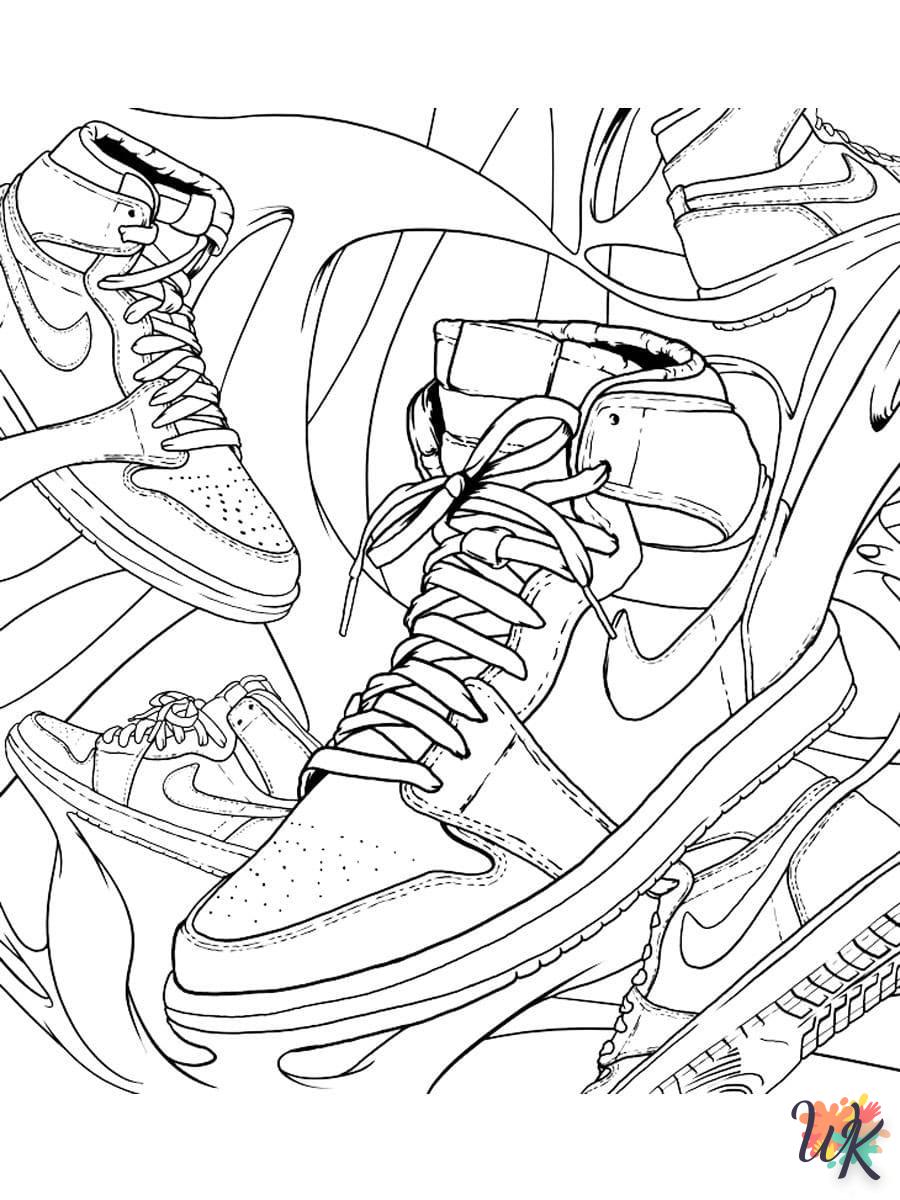 Dibujos para Colorear Zapatos Jordan 30