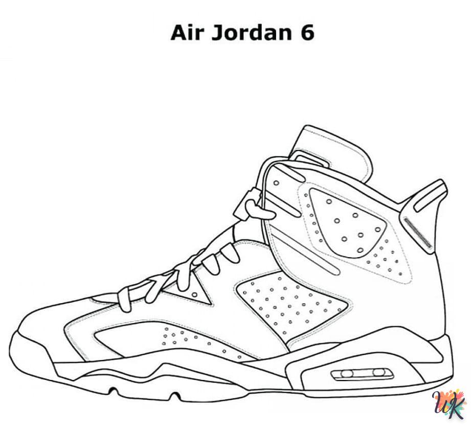 Dibujos para Colorear Zapatos Jordan 31