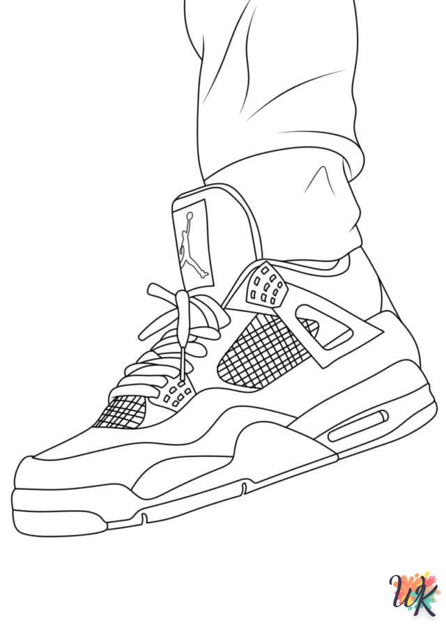 Dibujos para Colorear Zapatos Jordan 32