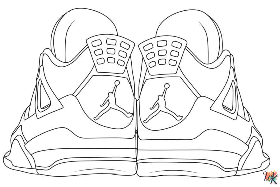 Dibujos para Colorear Zapatos Jordan 33